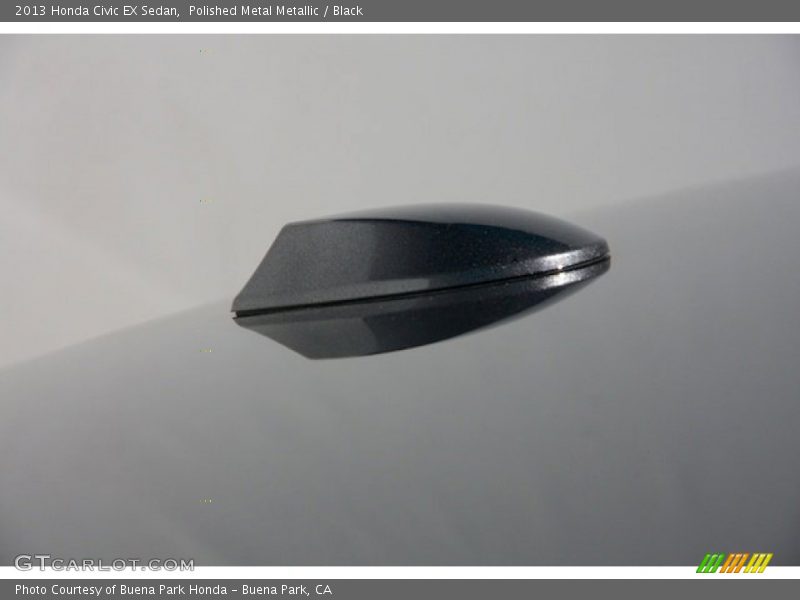 Polished Metal Metallic / Black 2013 Honda Civic EX Sedan