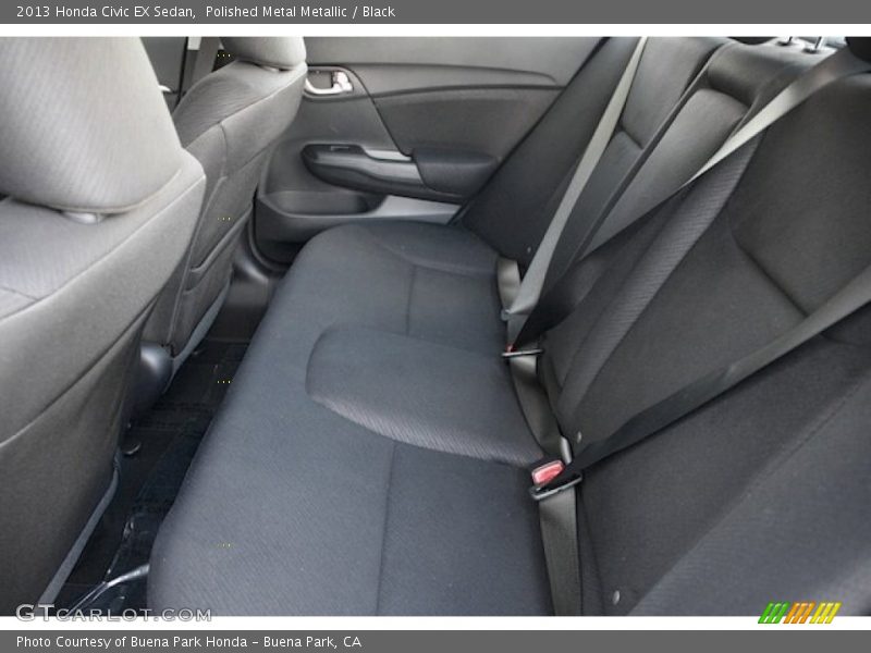 Polished Metal Metallic / Black 2013 Honda Civic EX Sedan