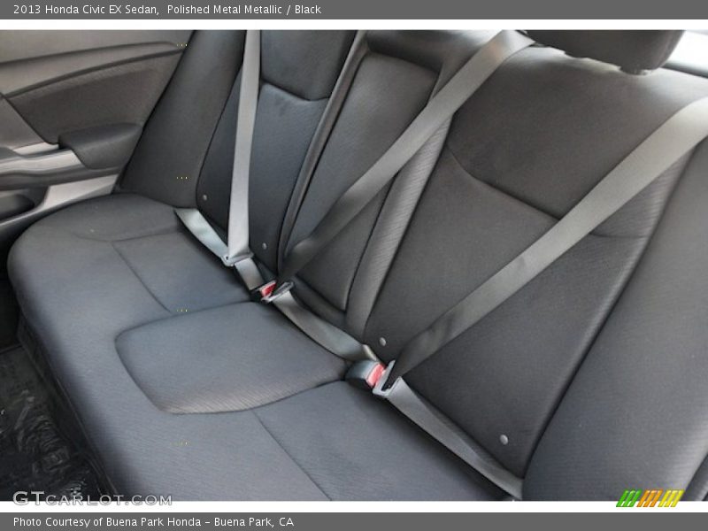 Polished Metal Metallic / Black 2013 Honda Civic EX Sedan