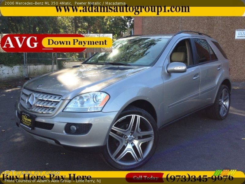Pewter Metallic / Macadamia 2006 Mercedes-Benz ML 350 4Matic