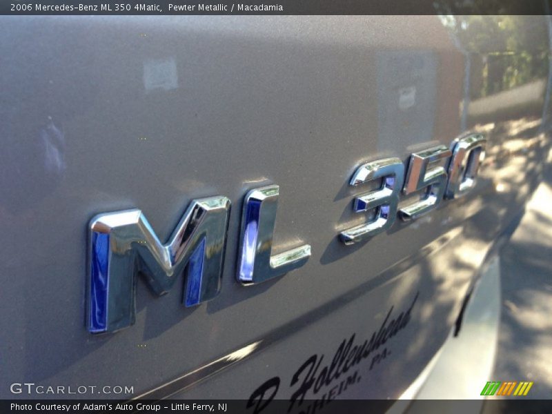 Pewter Metallic / Macadamia 2006 Mercedes-Benz ML 350 4Matic