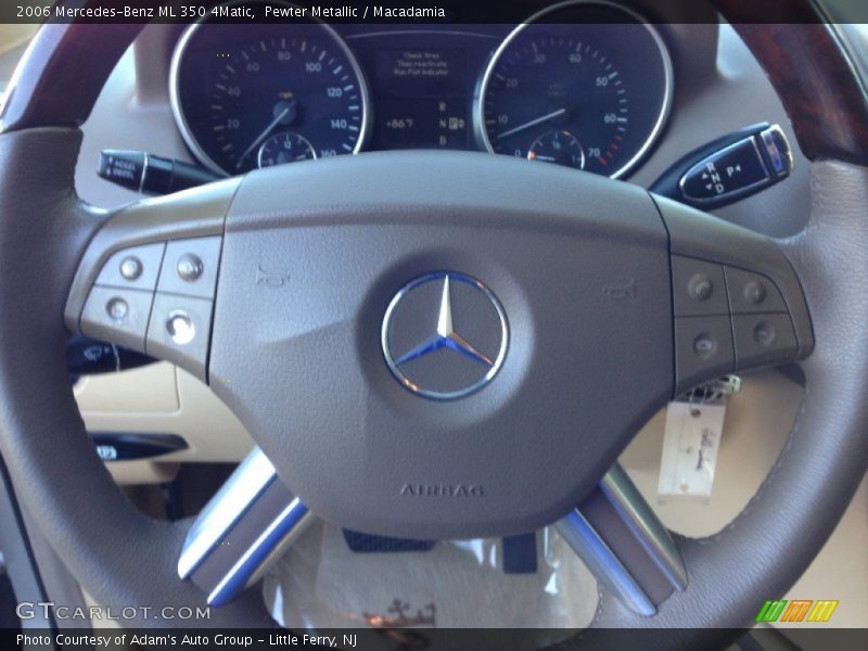 Pewter Metallic / Macadamia 2006 Mercedes-Benz ML 350 4Matic