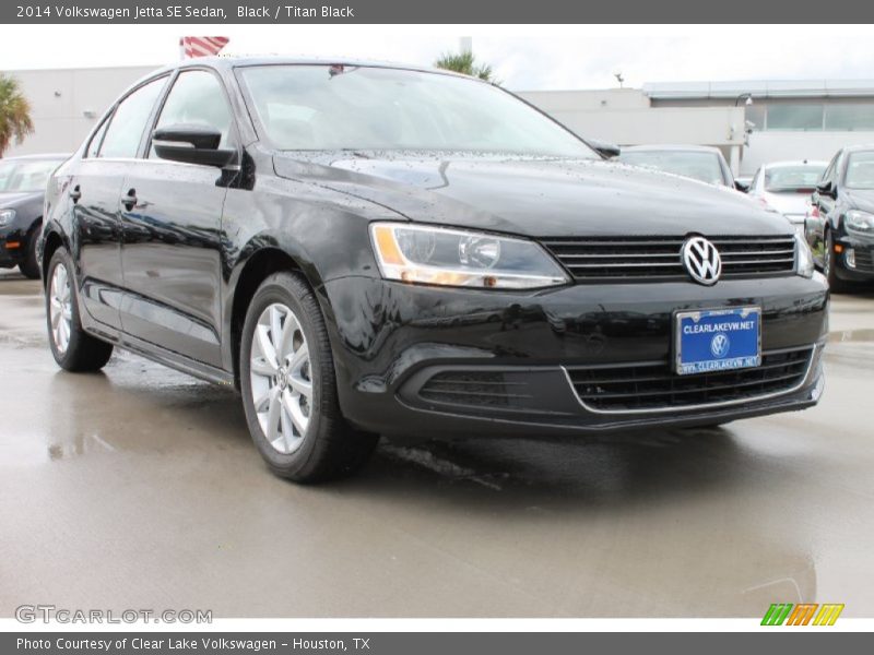 Black / Titan Black 2014 Volkswagen Jetta SE Sedan