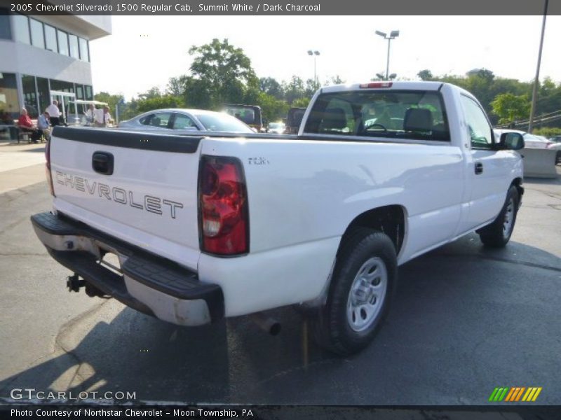 Summit White / Dark Charcoal 2005 Chevrolet Silverado 1500 Regular Cab