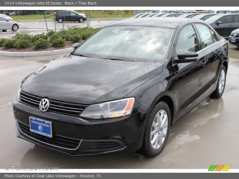 Black / Titan Black 2014 Volkswagen Jetta SE Sedan