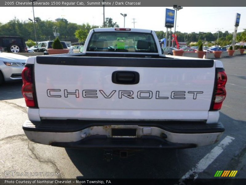Summit White / Dark Charcoal 2005 Chevrolet Silverado 1500 Regular Cab