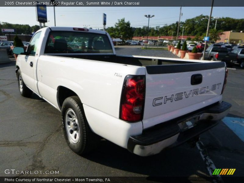 Summit White / Dark Charcoal 2005 Chevrolet Silverado 1500 Regular Cab