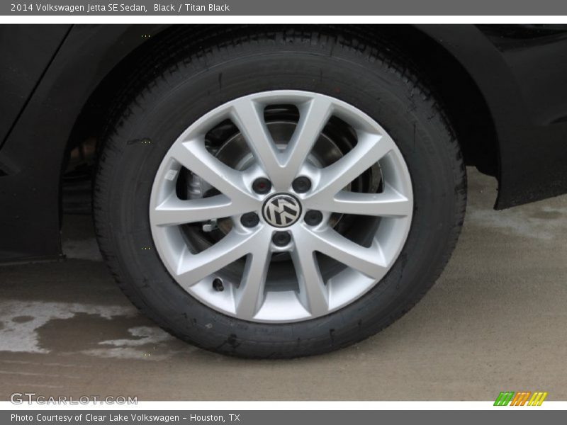 Black / Titan Black 2014 Volkswagen Jetta SE Sedan