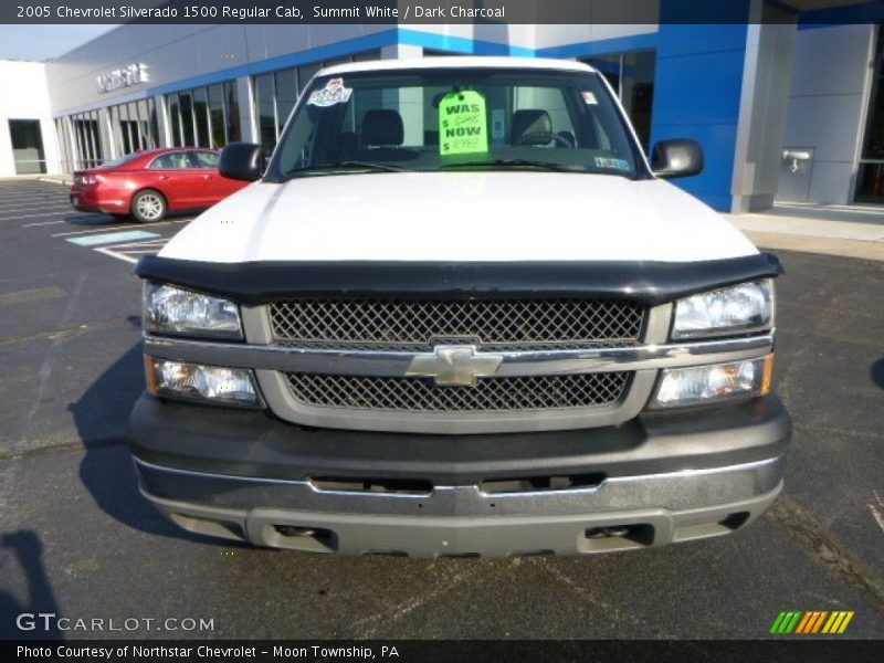 Summit White / Dark Charcoal 2005 Chevrolet Silverado 1500 Regular Cab