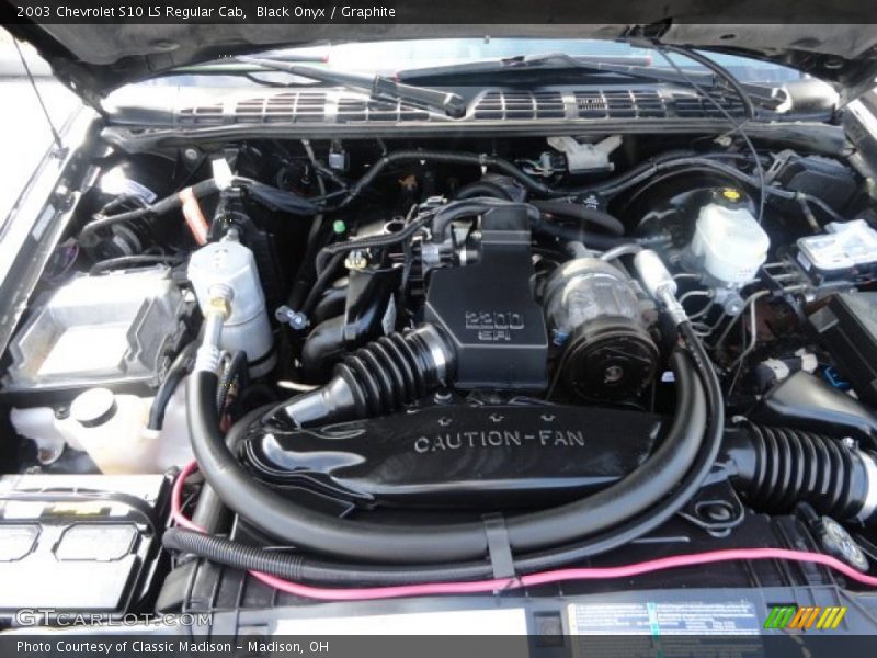 Black Onyx / Graphite 2003 Chevrolet S10 LS Regular Cab