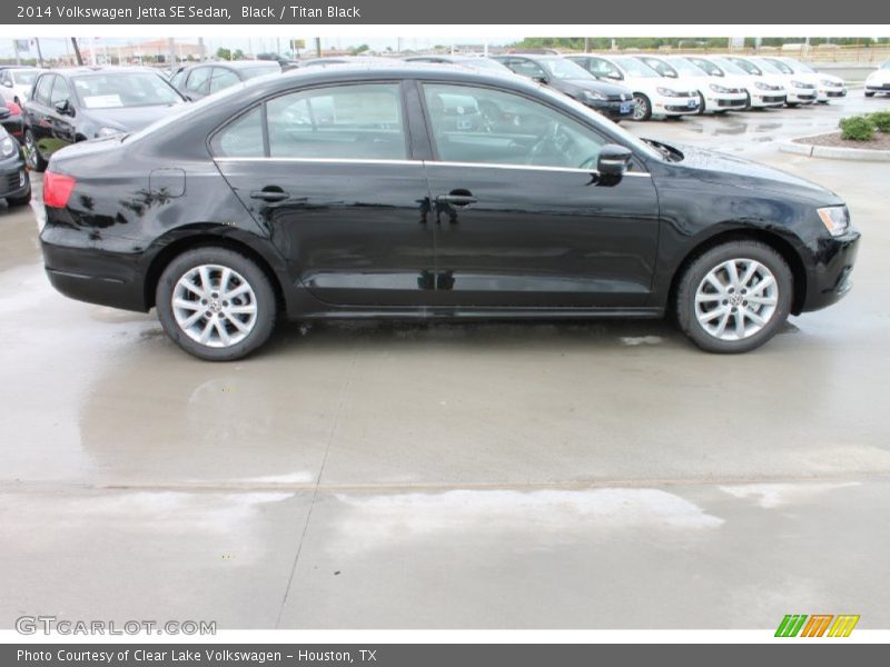 Black / Titan Black 2014 Volkswagen Jetta SE Sedan