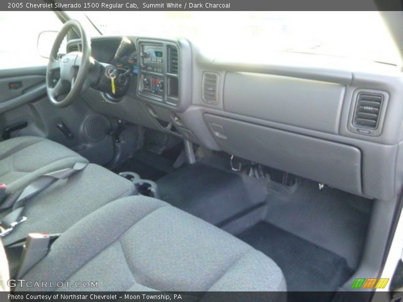 Summit White / Dark Charcoal 2005 Chevrolet Silverado 1500 Regular Cab