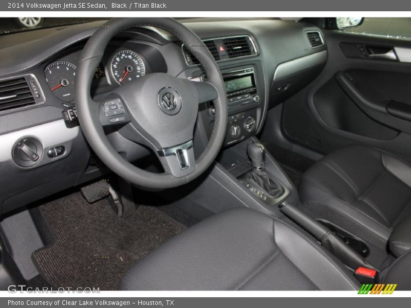 Black / Titan Black 2014 Volkswagen Jetta SE Sedan