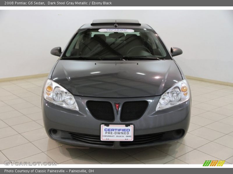 Dark Steel Gray Metallic / Ebony Black 2008 Pontiac G6 Sedan