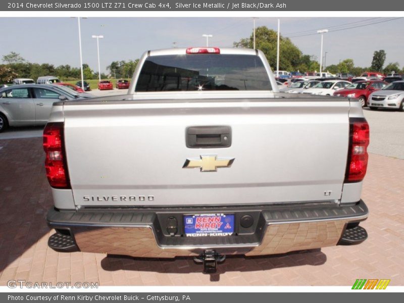 Silver Ice Metallic / Jet Black/Dark Ash 2014 Chevrolet Silverado 1500 LTZ Z71 Crew Cab 4x4