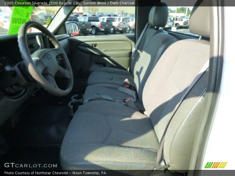 Summit White / Dark Charcoal 2005 Chevrolet Silverado 1500 Regular Cab