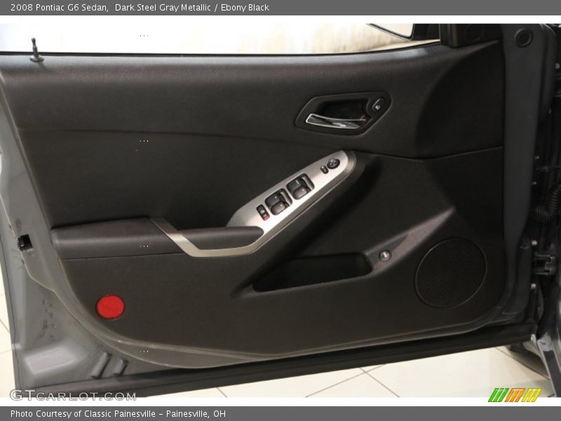 Dark Steel Gray Metallic / Ebony Black 2008 Pontiac G6 Sedan