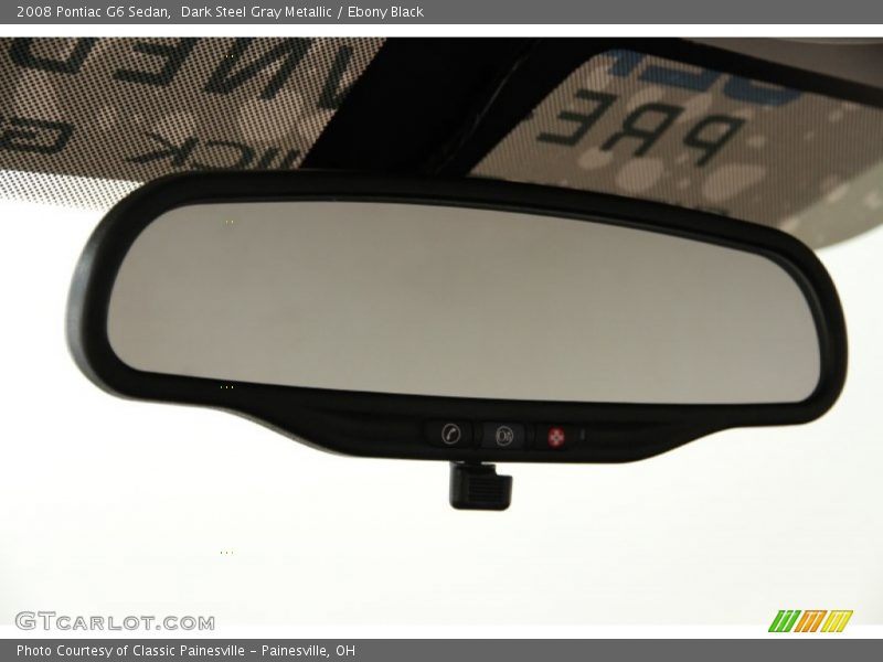 Dark Steel Gray Metallic / Ebony Black 2008 Pontiac G6 Sedan