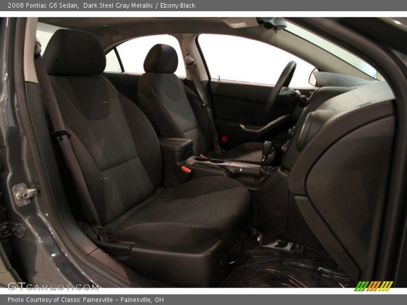 Dark Steel Gray Metallic / Ebony Black 2008 Pontiac G6 Sedan