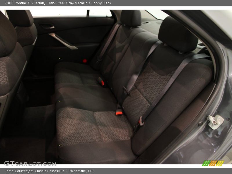 Dark Steel Gray Metallic / Ebony Black 2008 Pontiac G6 Sedan
