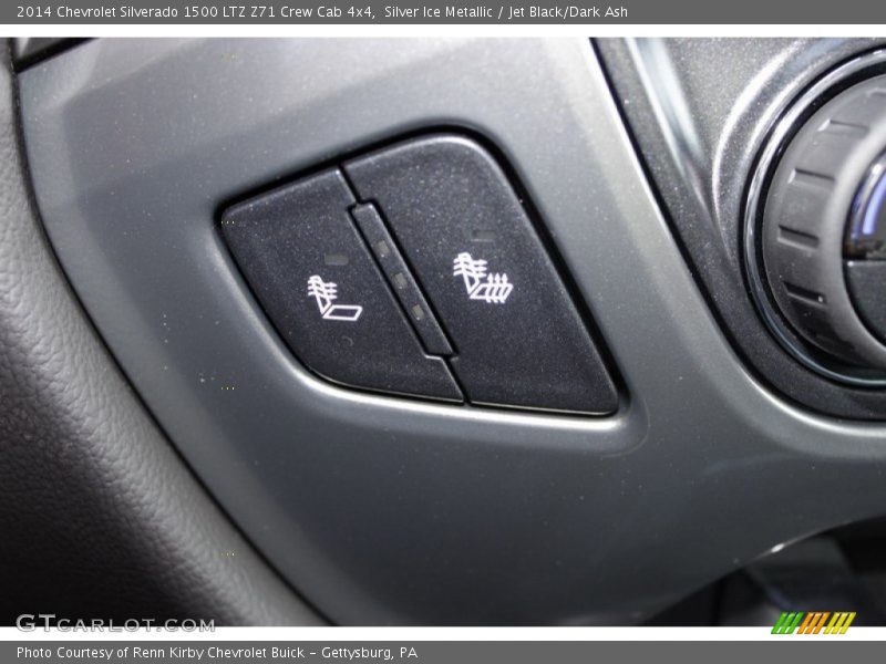 Silver Ice Metallic / Jet Black/Dark Ash 2014 Chevrolet Silverado 1500 LTZ Z71 Crew Cab 4x4