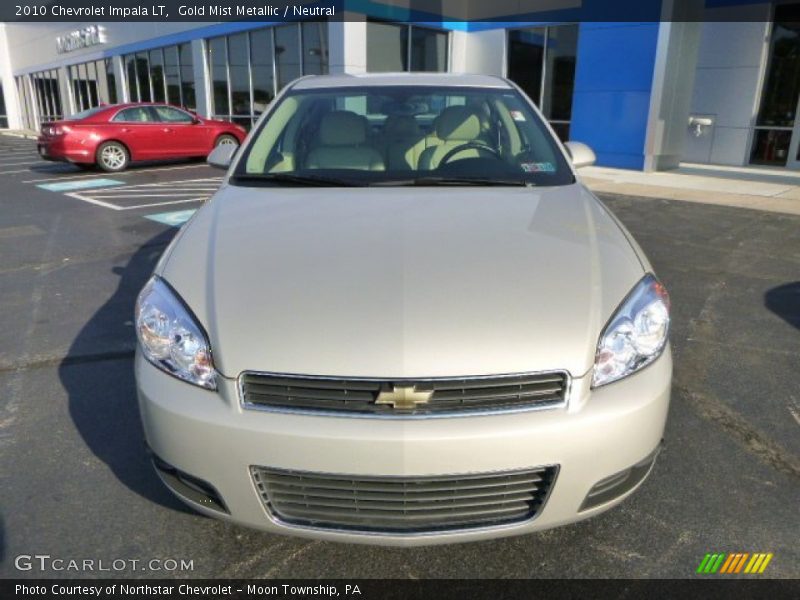 Gold Mist Metallic / Neutral 2010 Chevrolet Impala LT