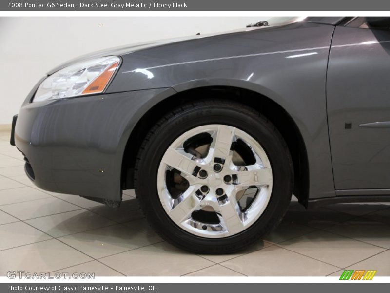 Dark Steel Gray Metallic / Ebony Black 2008 Pontiac G6 Sedan