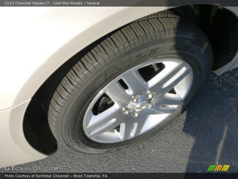 Gold Mist Metallic / Neutral 2010 Chevrolet Impala LT