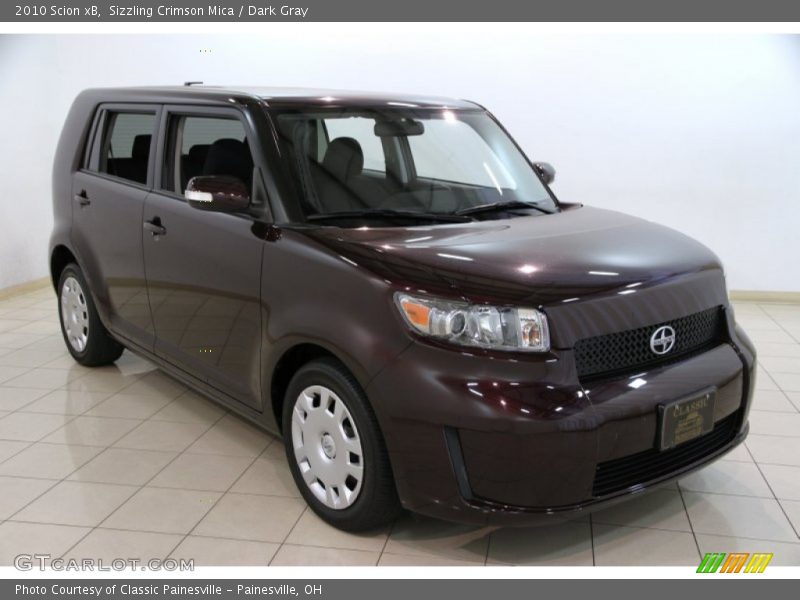 Sizzling Crimson Mica / Dark Gray 2010 Scion xB