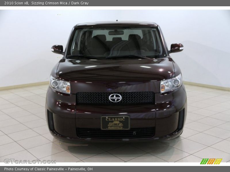 Sizzling Crimson Mica / Dark Gray 2010 Scion xB