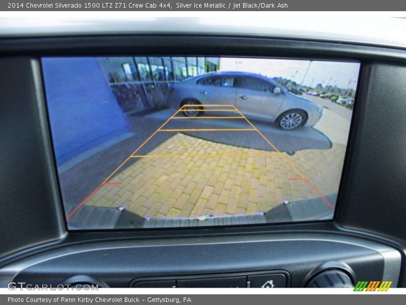 Silver Ice Metallic / Jet Black/Dark Ash 2014 Chevrolet Silverado 1500 LTZ Z71 Crew Cab 4x4