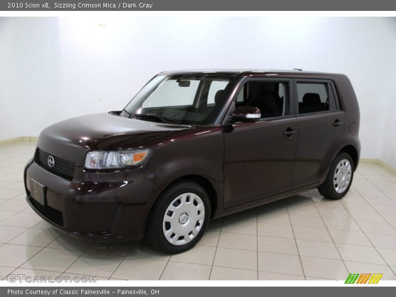 Sizzling Crimson Mica / Dark Gray 2010 Scion xB