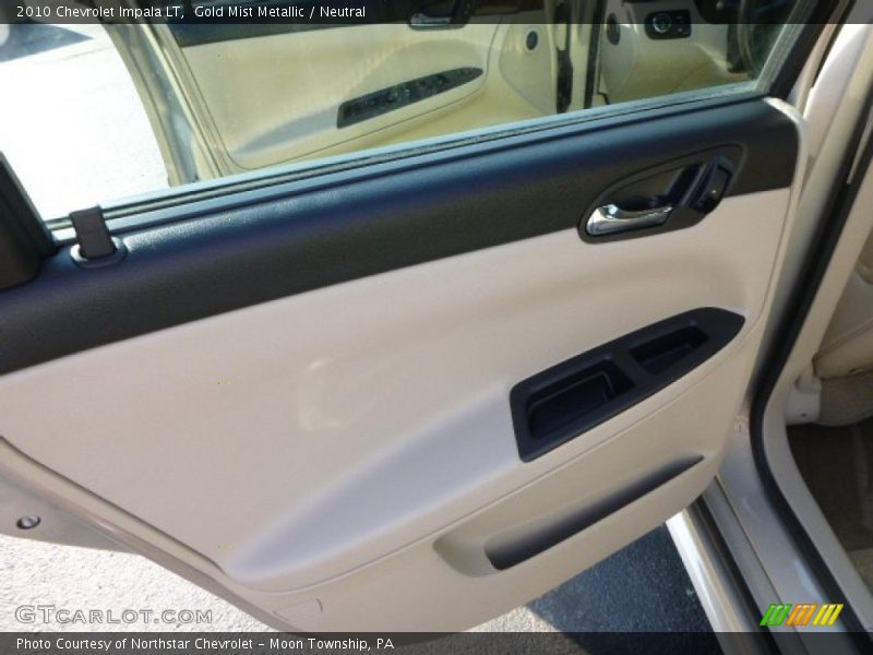 Gold Mist Metallic / Neutral 2010 Chevrolet Impala LT