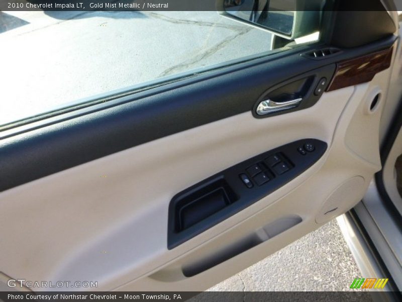 Gold Mist Metallic / Neutral 2010 Chevrolet Impala LT