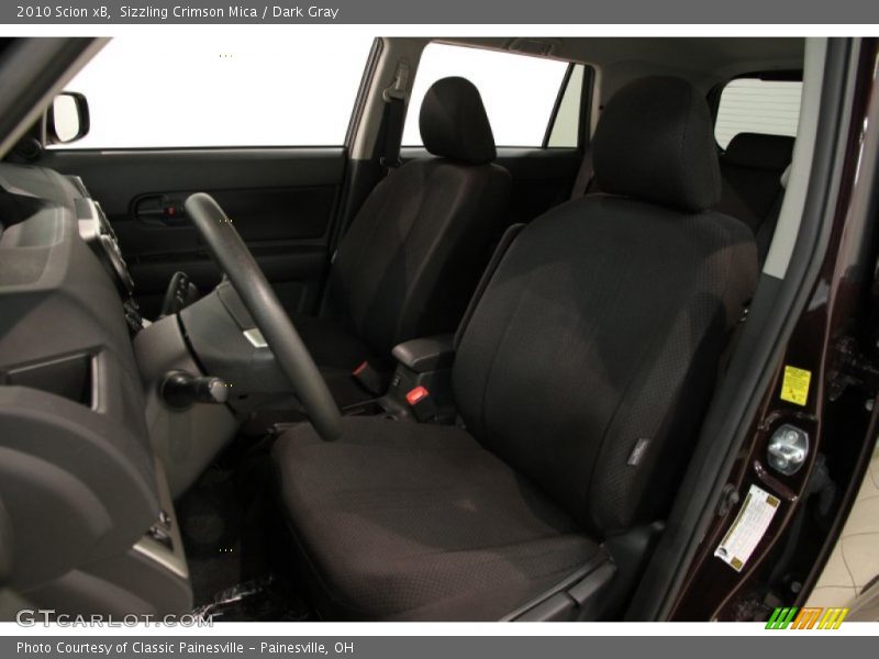Sizzling Crimson Mica / Dark Gray 2010 Scion xB