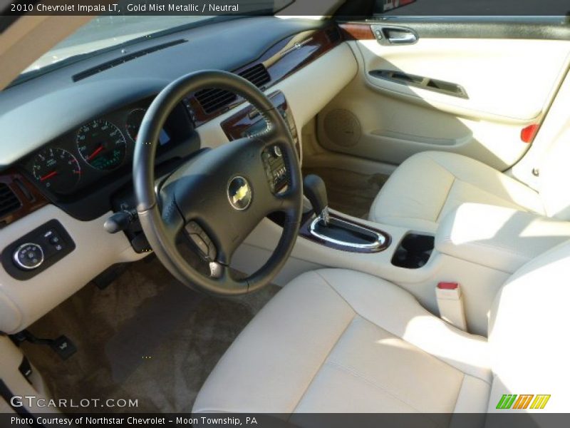 Gold Mist Metallic / Neutral 2010 Chevrolet Impala LT
