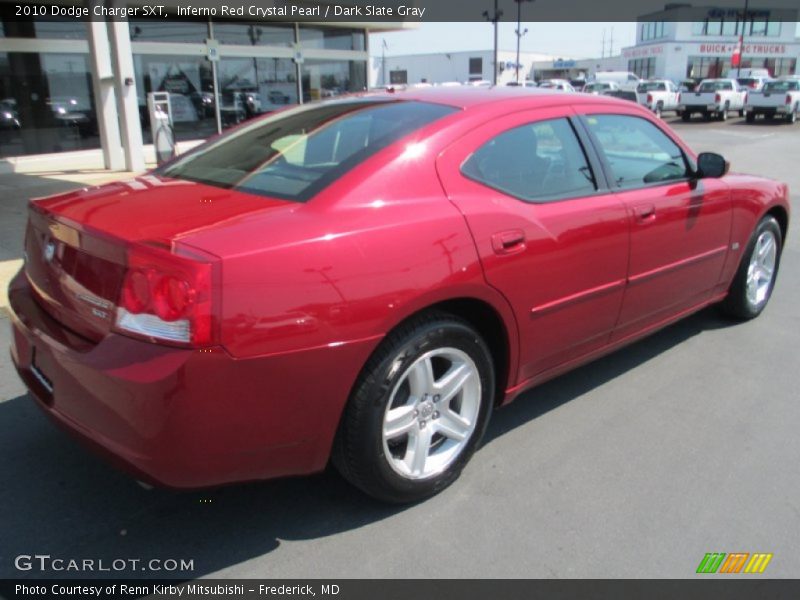 Inferno Red Crystal Pearl / Dark Slate Gray 2010 Dodge Charger SXT