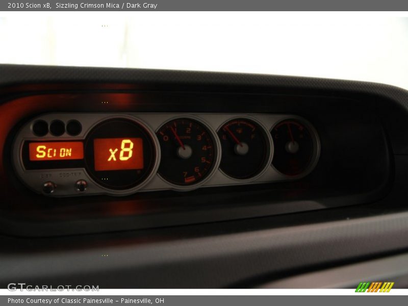 Sizzling Crimson Mica / Dark Gray 2010 Scion xB