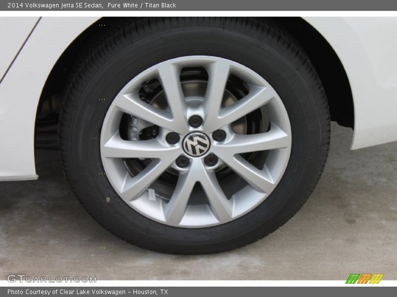 Pure White / Titan Black 2014 Volkswagen Jetta SE Sedan