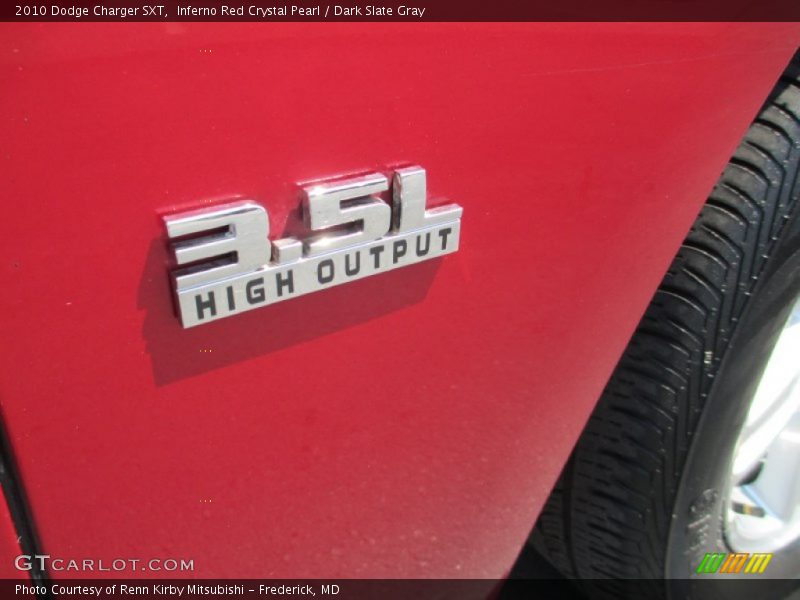 Inferno Red Crystal Pearl / Dark Slate Gray 2010 Dodge Charger SXT