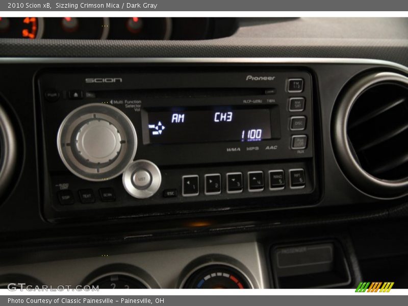 Sizzling Crimson Mica / Dark Gray 2010 Scion xB