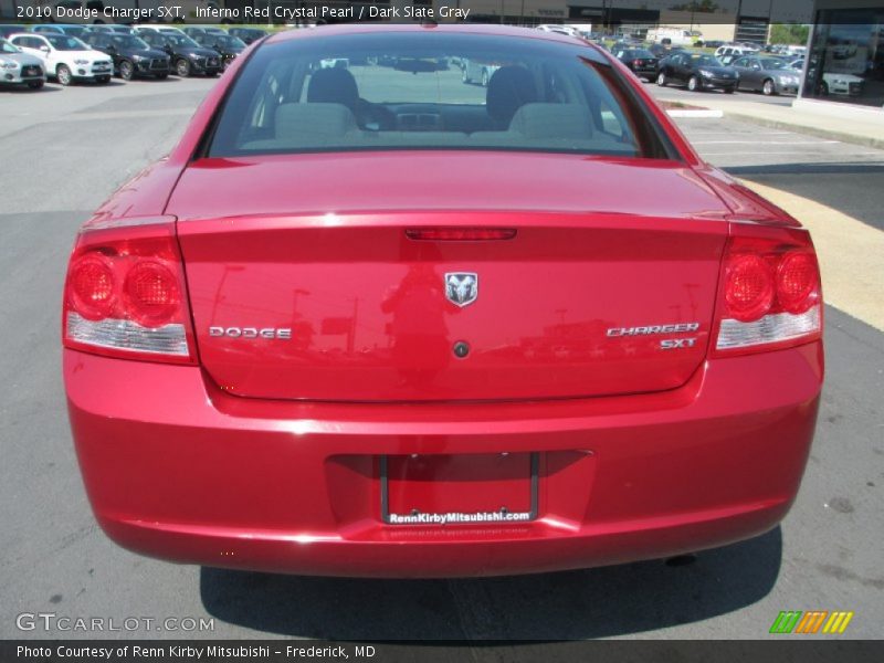 Inferno Red Crystal Pearl / Dark Slate Gray 2010 Dodge Charger SXT