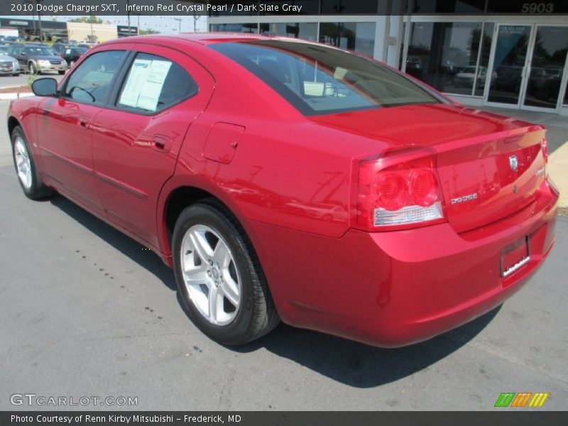Inferno Red Crystal Pearl / Dark Slate Gray 2010 Dodge Charger SXT