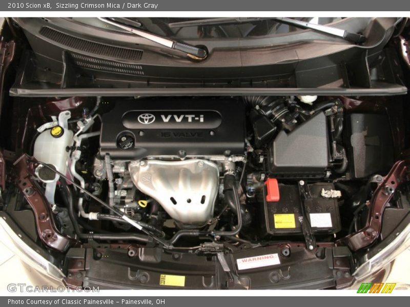 Sizzling Crimson Mica / Dark Gray 2010 Scion xB