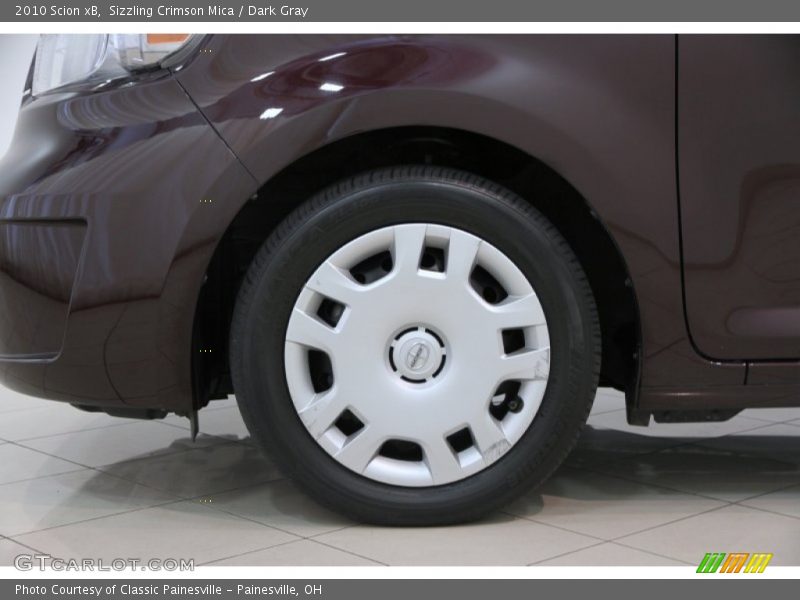 Sizzling Crimson Mica / Dark Gray 2010 Scion xB