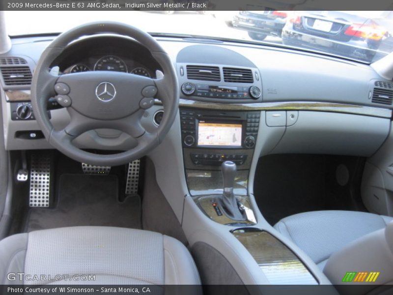 Iridium Silver Metallic / Black 2009 Mercedes-Benz E 63 AMG Sedan