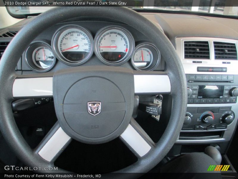 Inferno Red Crystal Pearl / Dark Slate Gray 2010 Dodge Charger SXT
