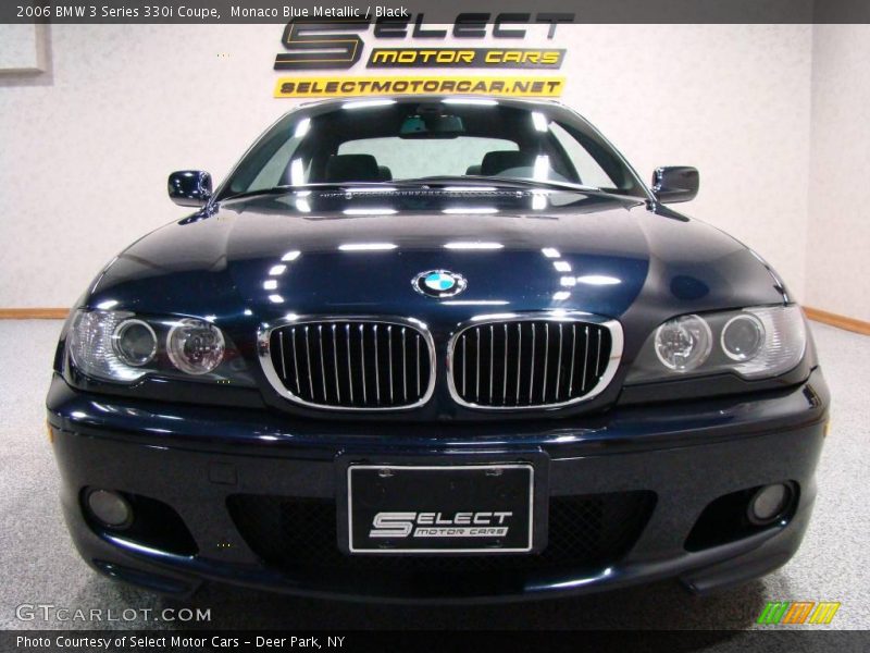 Monaco Blue Metallic / Black 2006 BMW 3 Series 330i Coupe