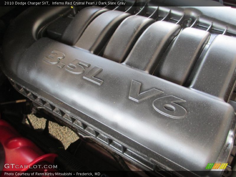 Inferno Red Crystal Pearl / Dark Slate Gray 2010 Dodge Charger SXT