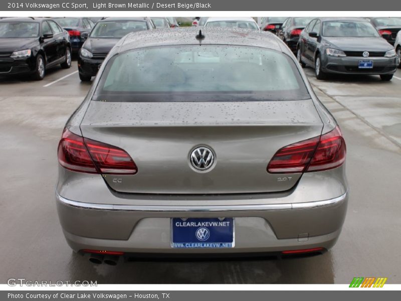 Light Brown Metallic / Desert Beige/Black 2014 Volkswagen CC Sport